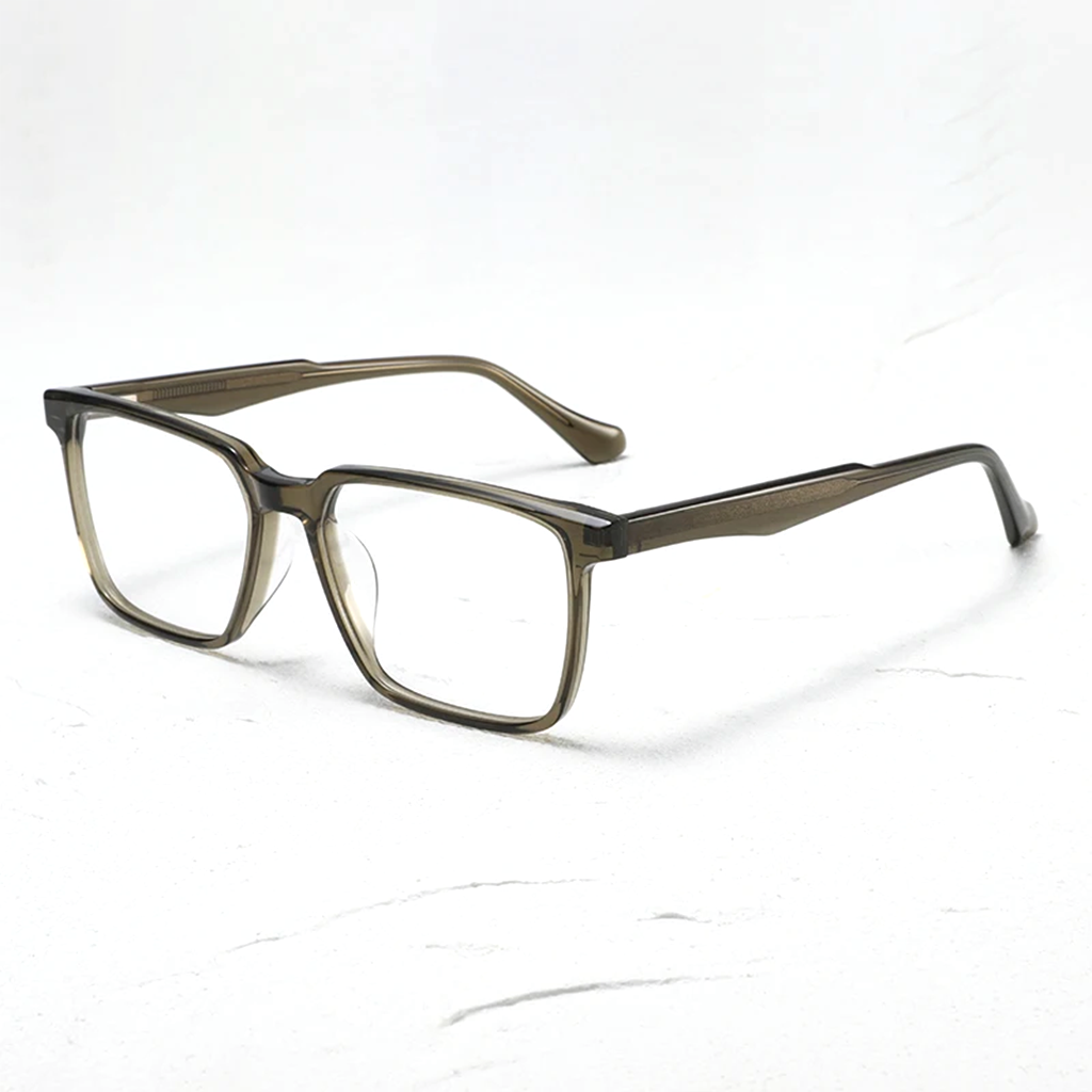 Quadratische Brillengestelle aus Acetat – Retro-Optik