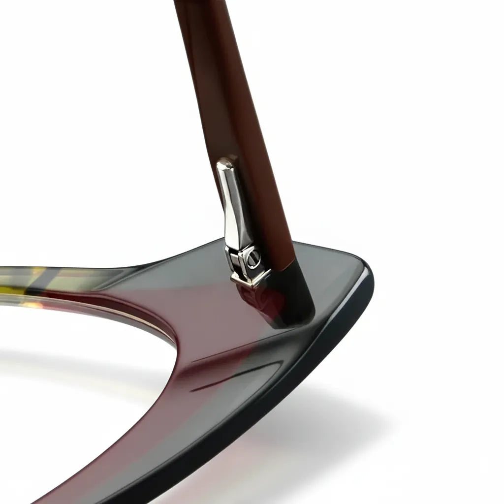 Retro Cat Eye Acetate Eyeglass Frame - Model 21115