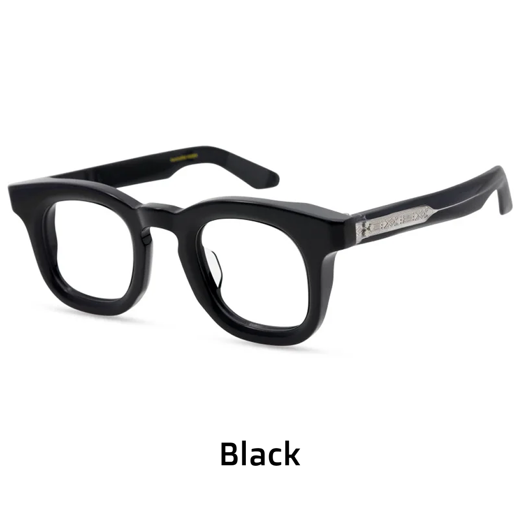 Acetate Square Optical Frames – Unisex