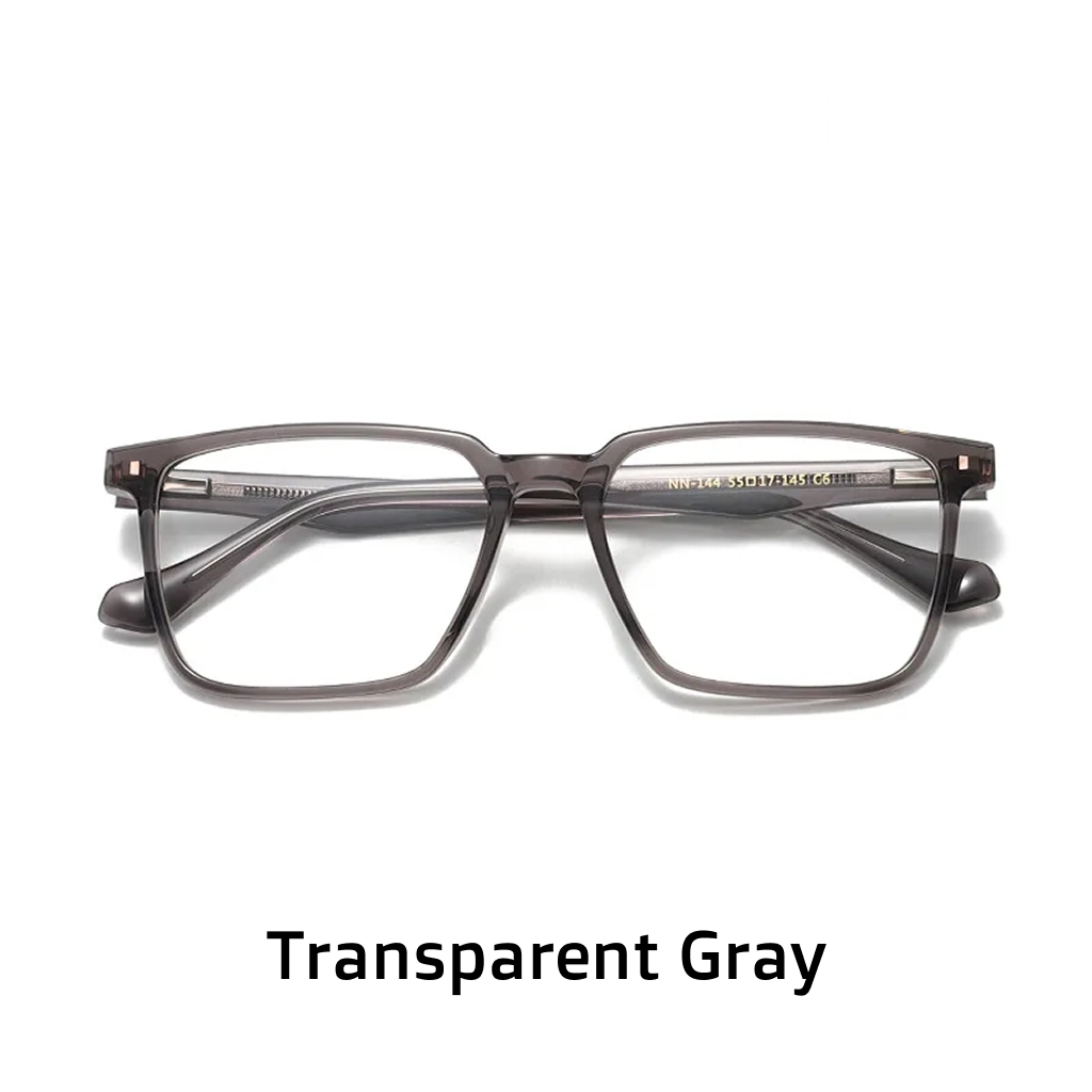Quadratische Brillengestelle aus Acetat – Retro-Optik