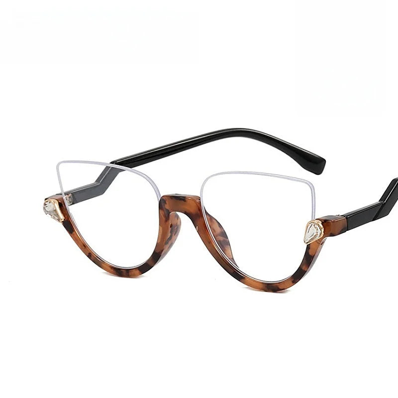 Retro Cat Eye Blue Light Blocking Glasses - Model 4357