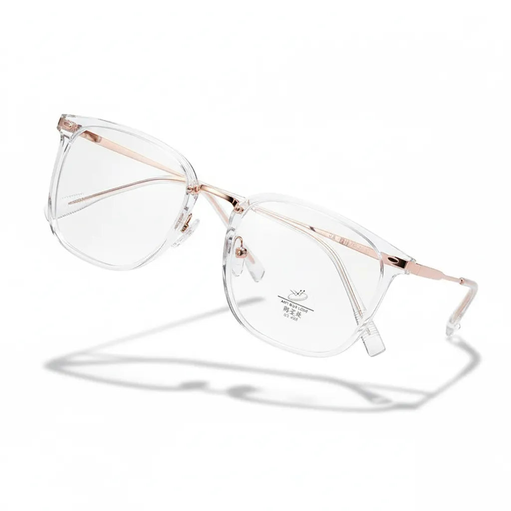 Retro Square Round TR90 Optical Prescription Glasses Frame for Women
