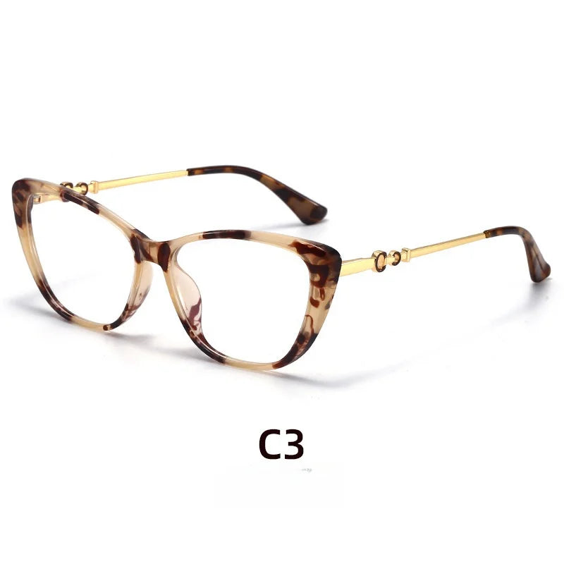 Retro Cat Eye Reading Glasses - Anti Blue Light