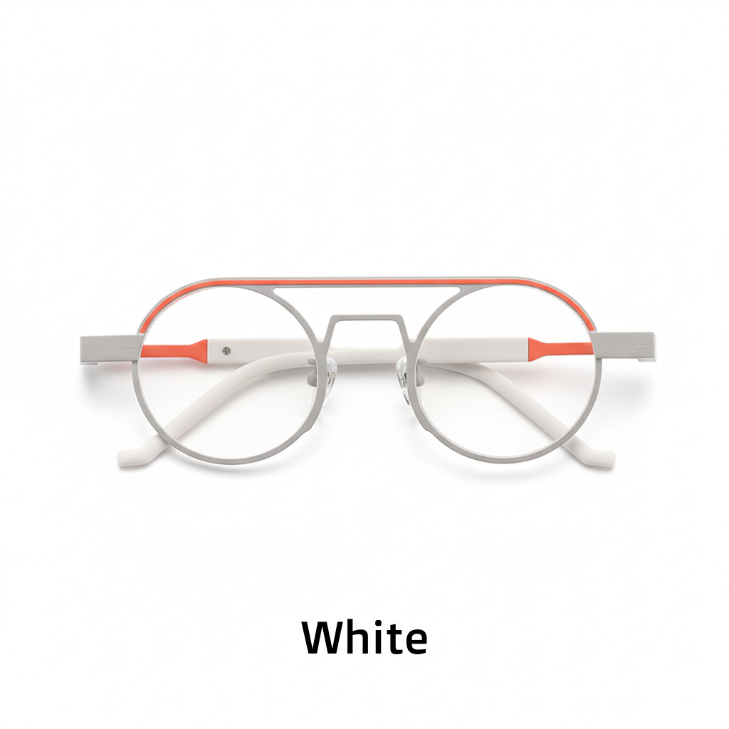 Titanium Round Eyeglasses Frame