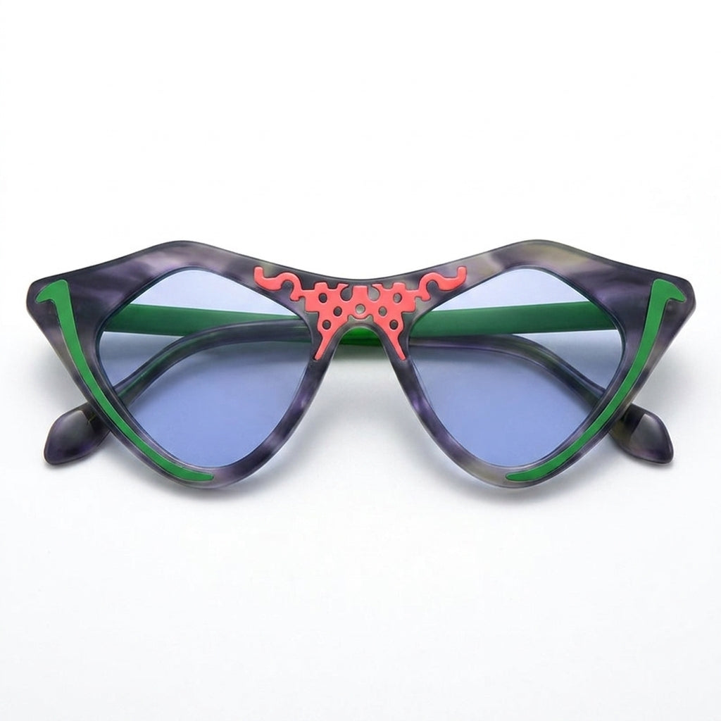 Cat Eye Polarized Sunglasses UV400 Acetate Frame