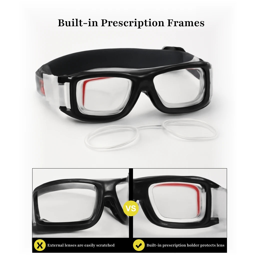 Anti-Impact Sports Goggles for Basketball & Football