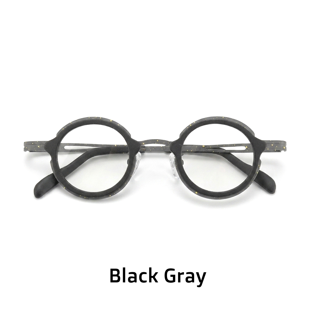 Titanium Round Optical Eyeglass Frames