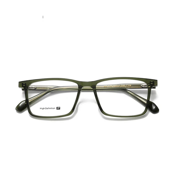 Optische Brille aus Acetat mit quadratischem Rahmen