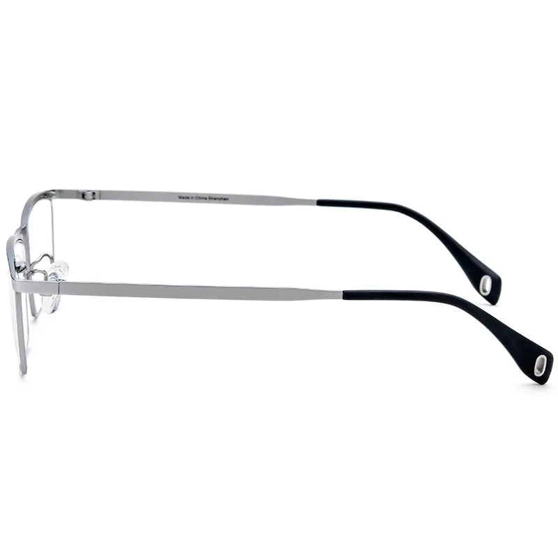 Titanium Square Optical Frames – Unisex Lightweight Prescription Eyeglasses