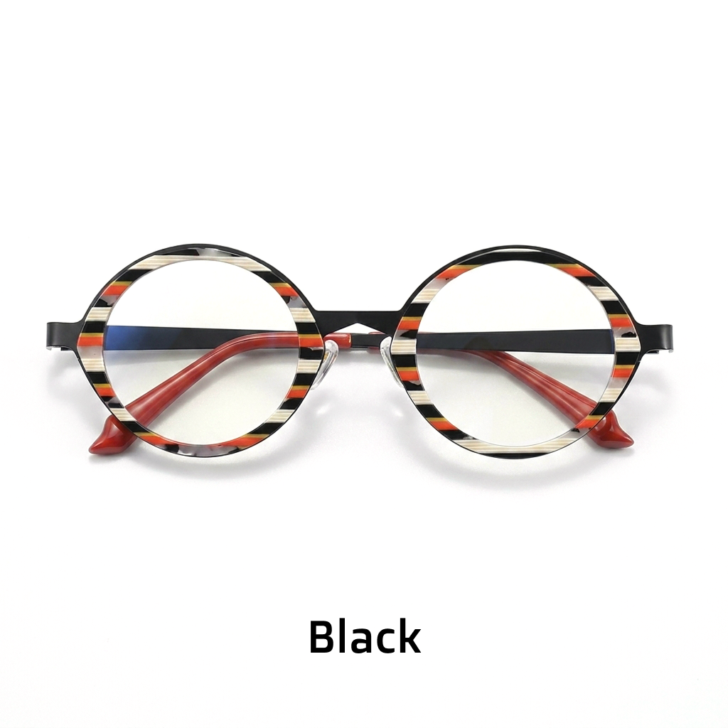 Titanium Oval Optical Eyeglass Frames