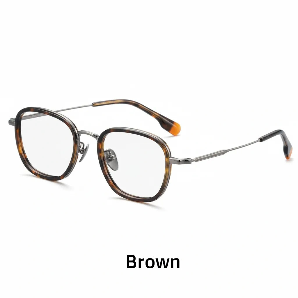 Titanium Eyeglass Frame 809 - Unisex Anti-Blue Light Optical