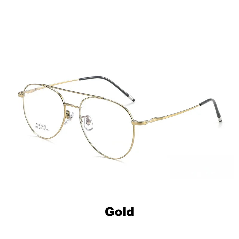 Retro Titanium Eyeglasses - Ultra Light Unisex Optical Frame
