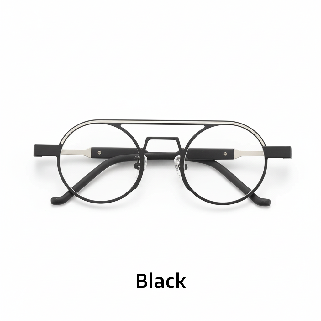 Titanium Round Eyeglasses Frame