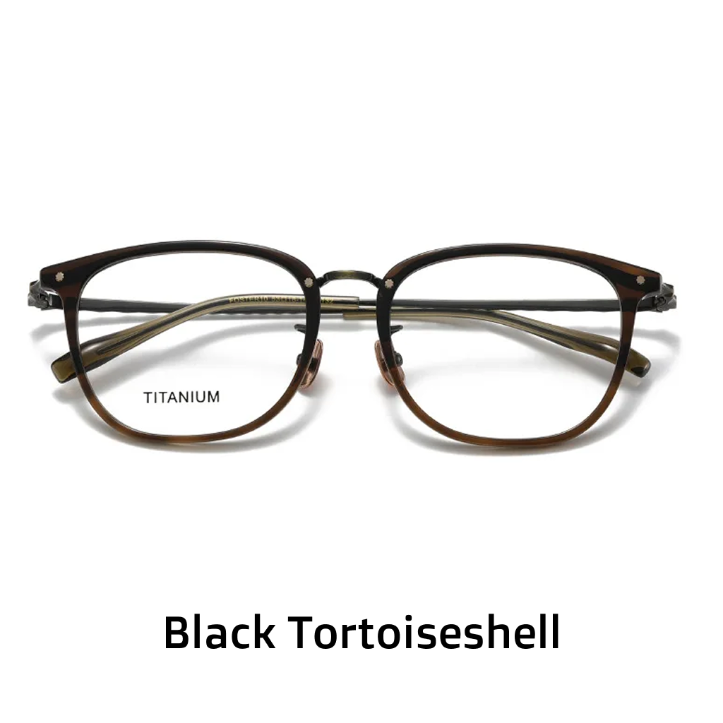 Titanium Round Eyeglass Frames – Unisex Optical