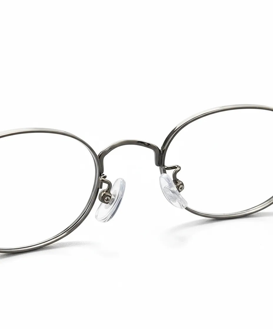 Ultra-Light Titanium Oval Prescription Glasses Frame