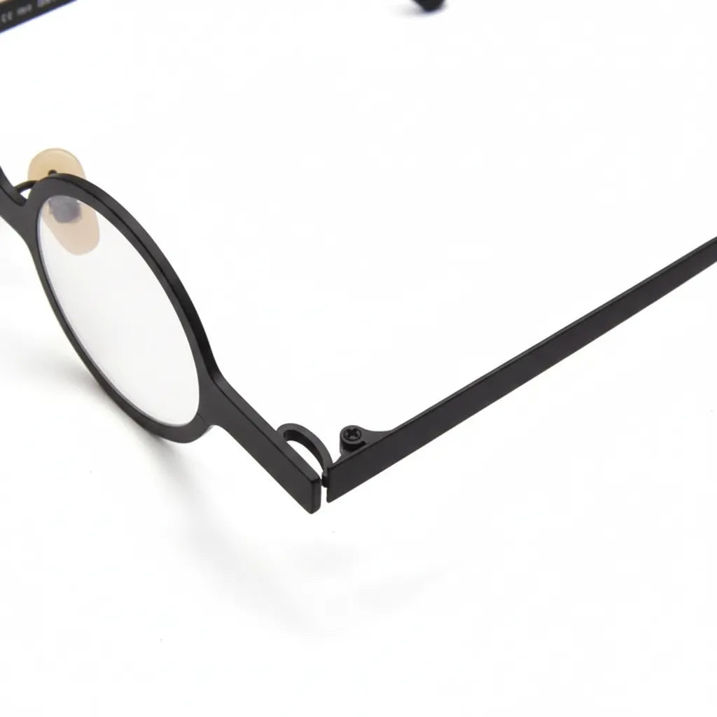 Vintage Round Metal Eyeglass Frame - Unisex Optical V5