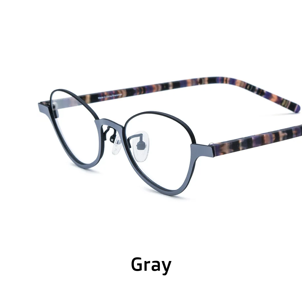 Titanium Cat Eye Optical Frames