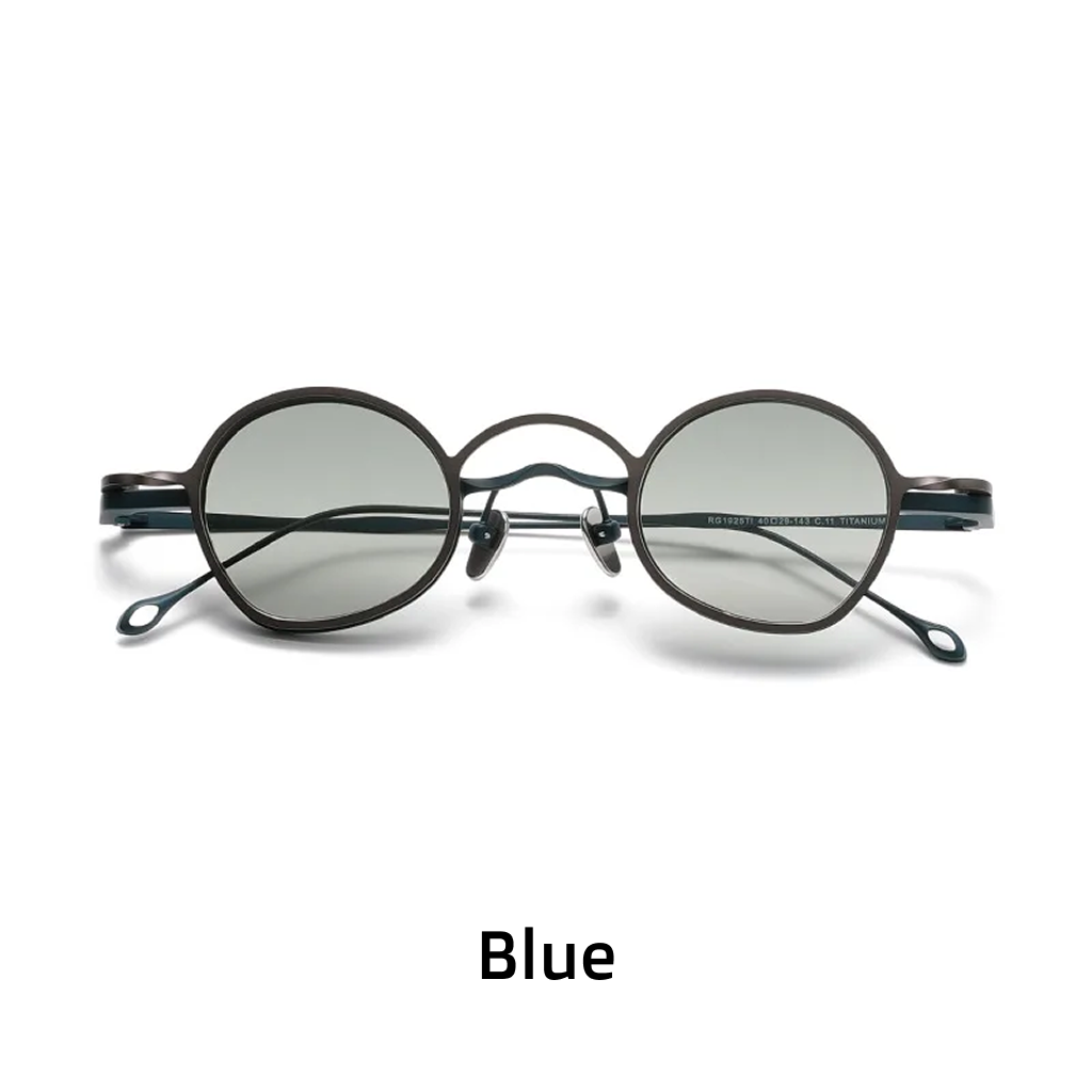 Titanium Round Magnetic Sunglasses
