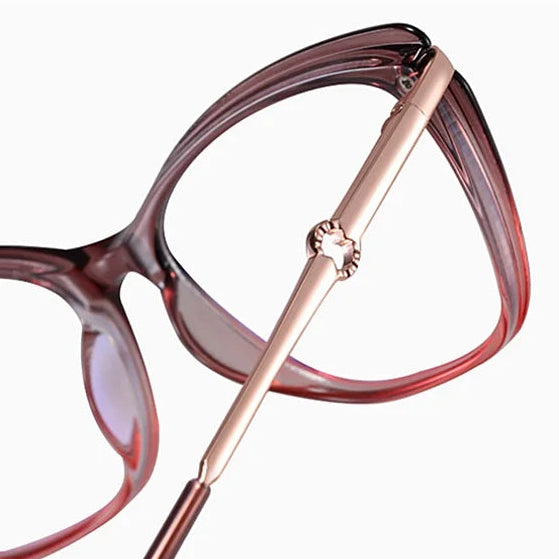 TR90 Cat Eye Anti Blue Light Glasses - Ultra Light Optical Frame