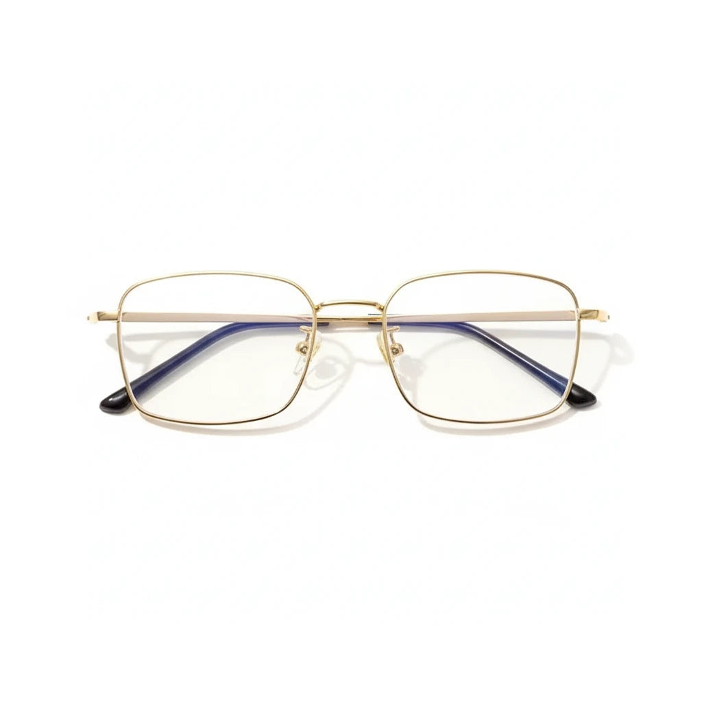 Titanium Business Eyeglass Frame - Ultra Light Square Optical Glasses ...