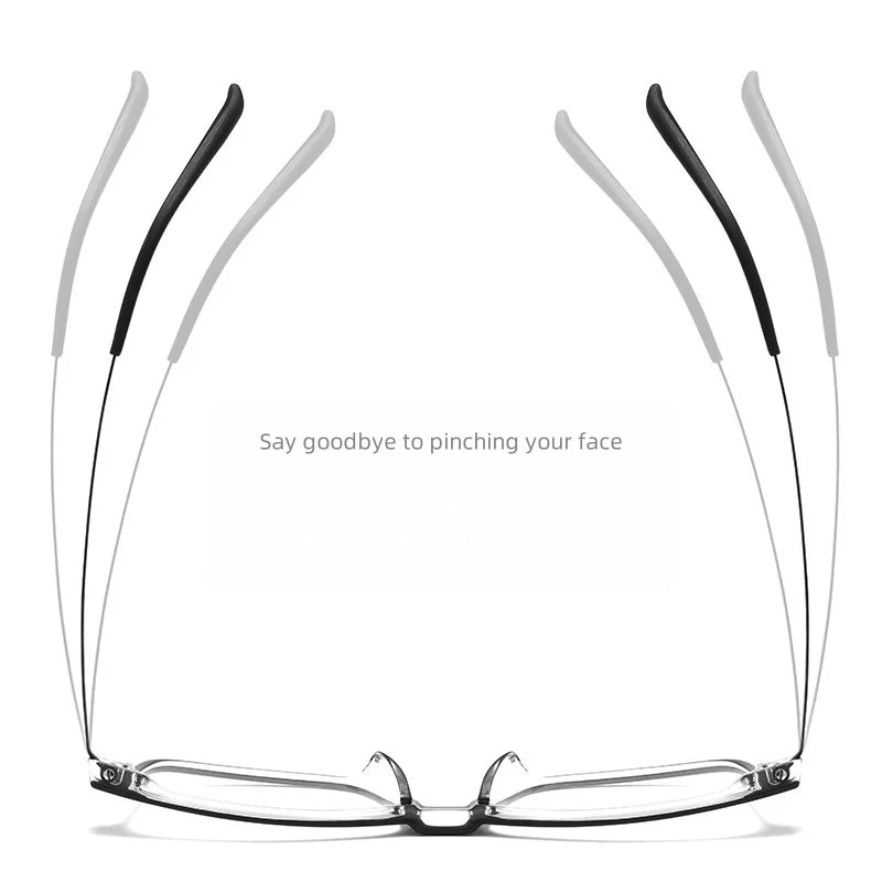 Ultra Light TR90 Titanium Eyeglass Frame - Business Optical Prescription Glasses
