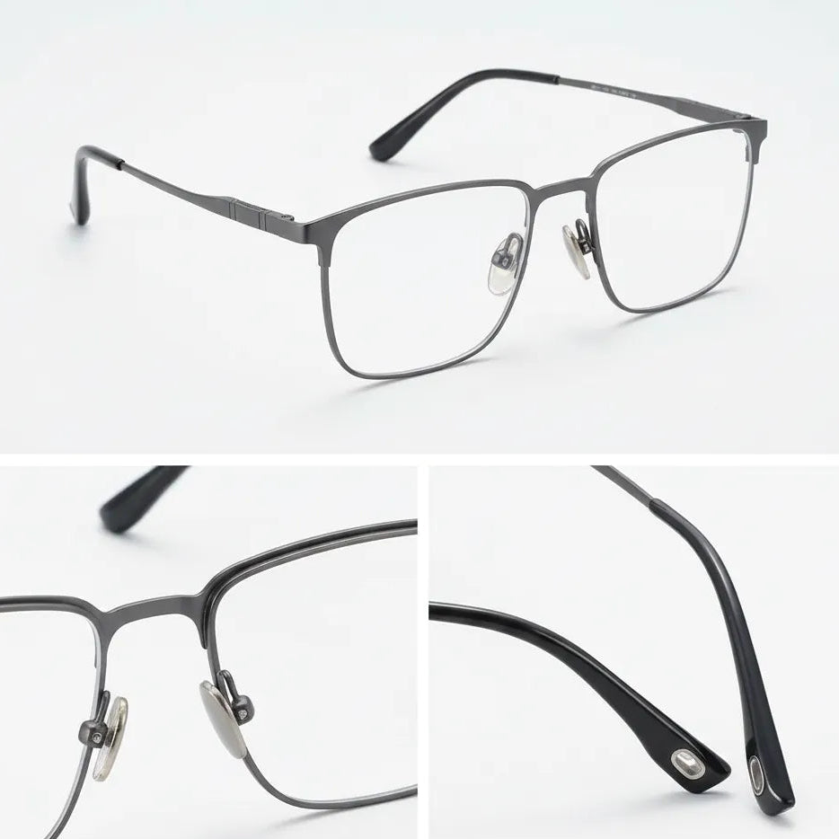 Titanium Anti-Blue Light Eyeglass Frame