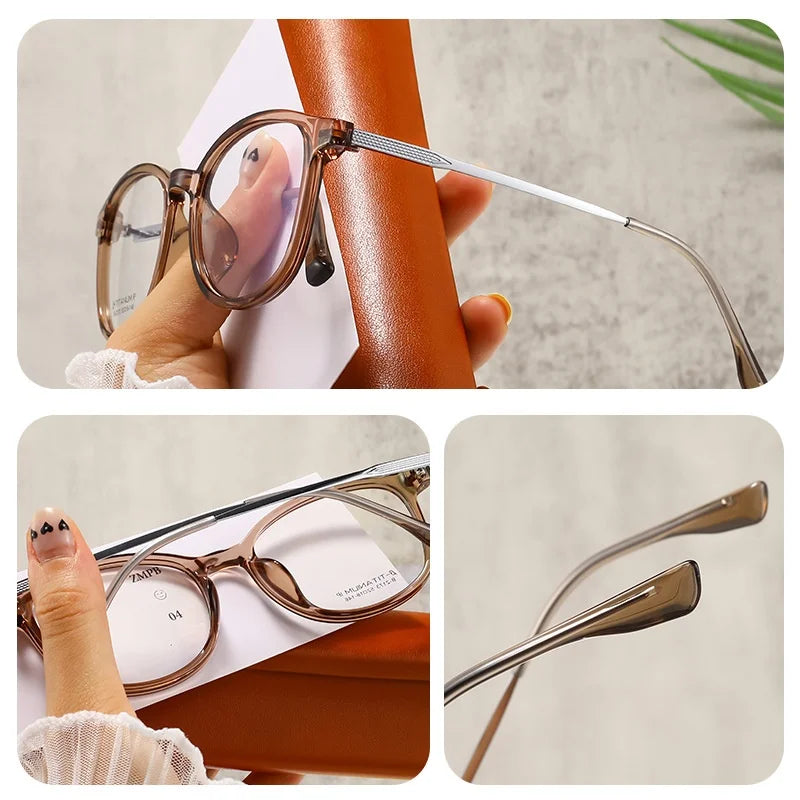 TR90 Anti-Blue Light Glasses Frame - Retro Small Frame