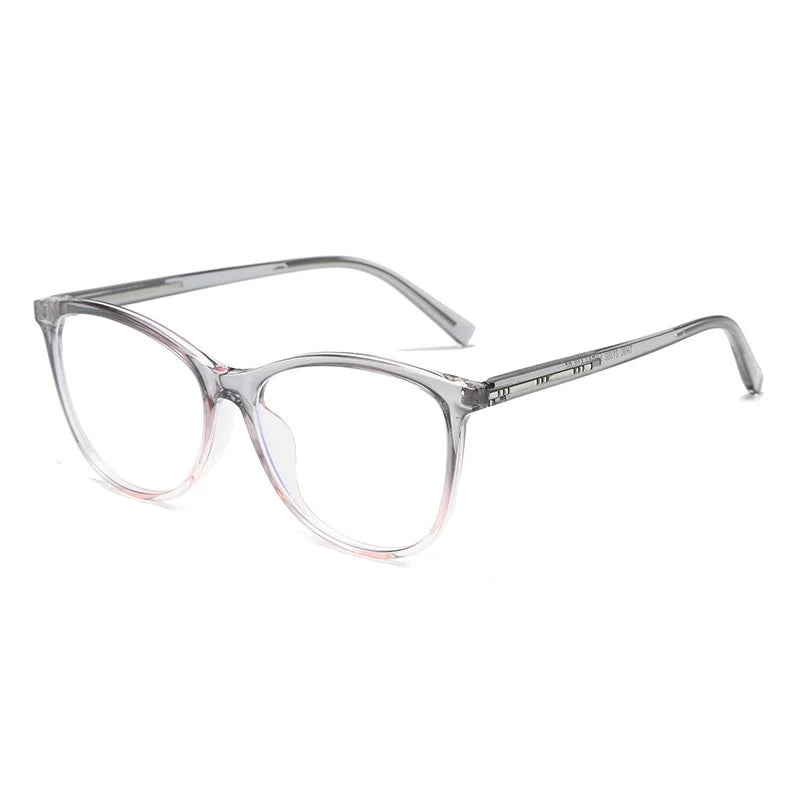 TR Cat Eye Eyeglass Frame - Anti Blue Light Optical Prescription Glasses