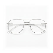 Anti Blue Light Eyeglasses - Metal Double Beam Frame