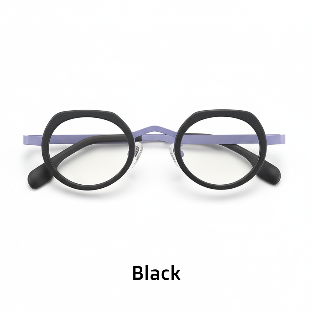 Ultralight Pure Titanium Cat Eye Oval Optical Frames