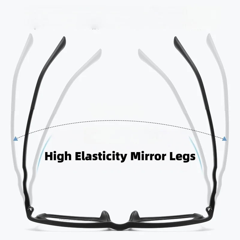 Retro Square PPSU Optical Glasses Frame - Unisex Lightweight Prescription Eyewear