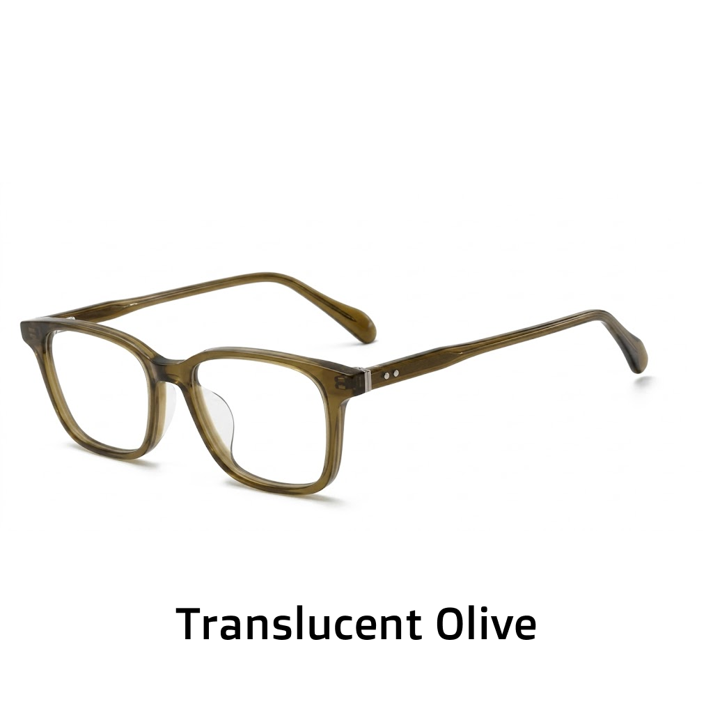 Optische Brille aus Acetat mit quadratischem Rahmen
