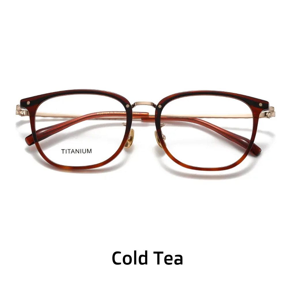 Titanium Round Eyeglass Frames – Unisex Optical