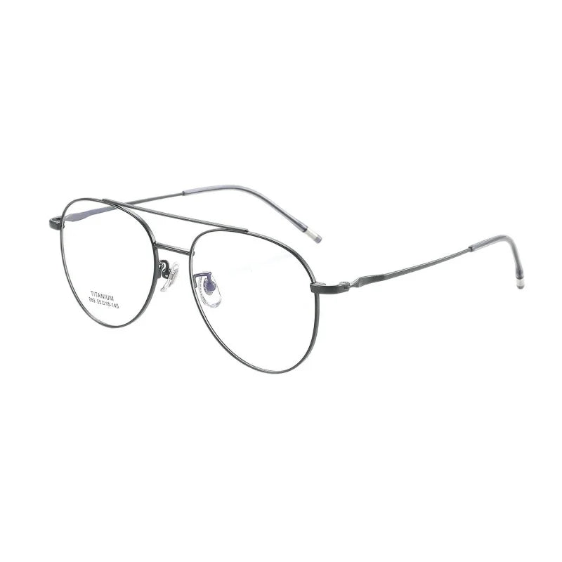 Retro Titanium Eyeglasses - Ultra Light Unisex Optical Frame