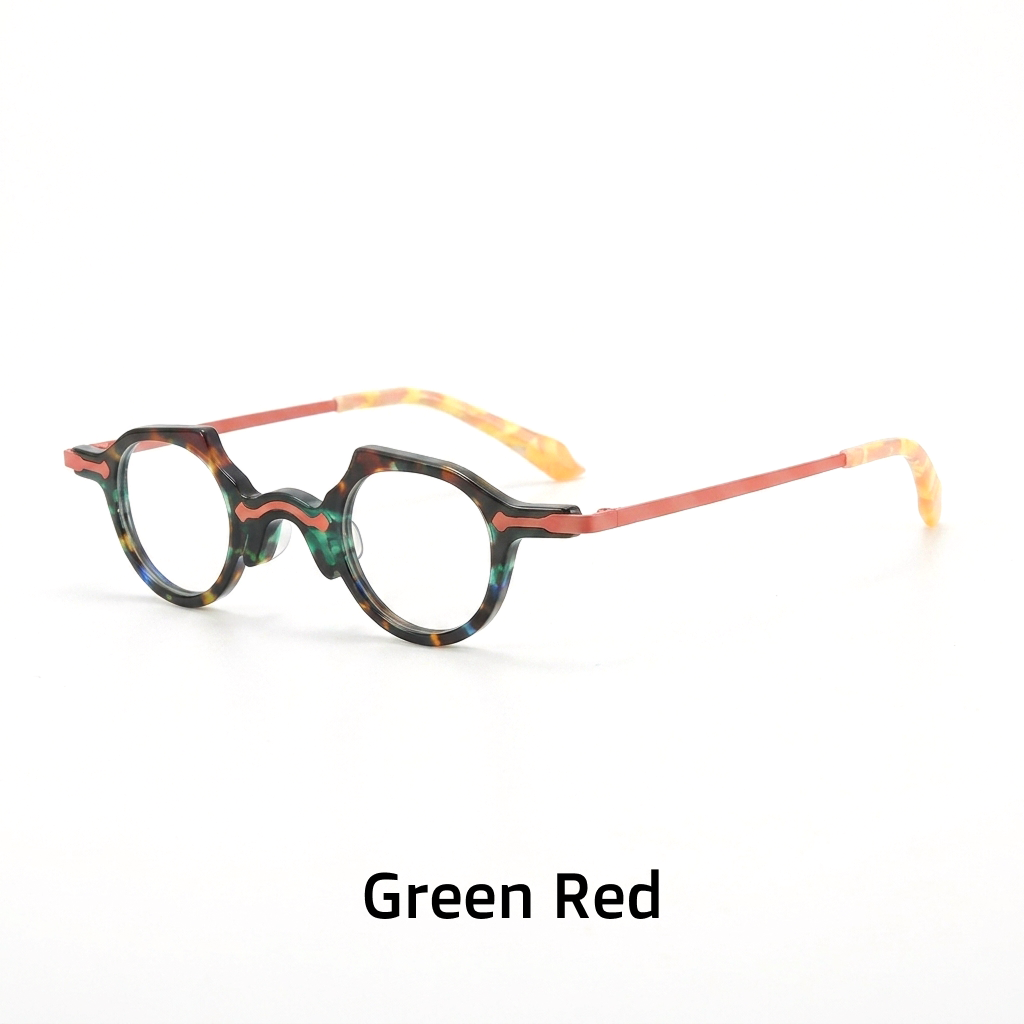 מסגרת רטרו למשקפיים מסוג Cat-Eye Acetate