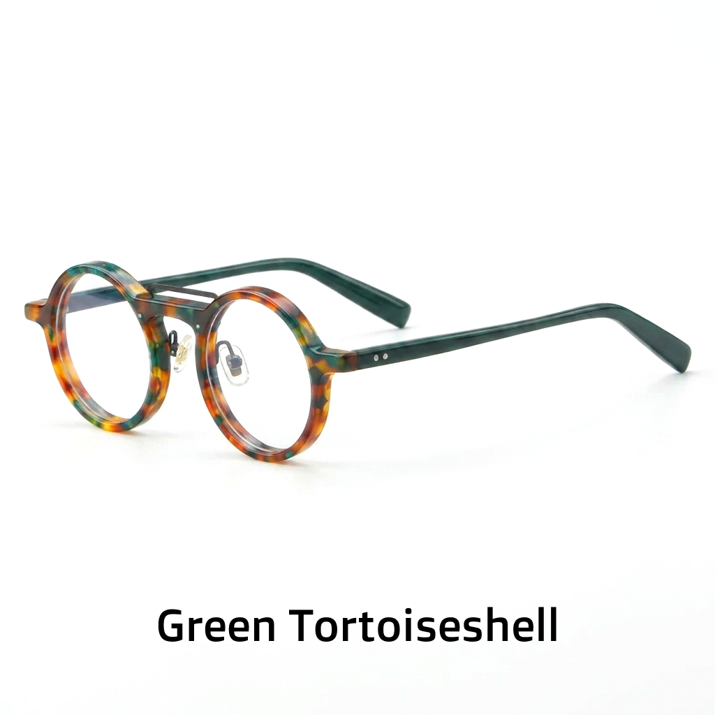 Round Acetate Optical Frames – Full Rim Prescription Glasses