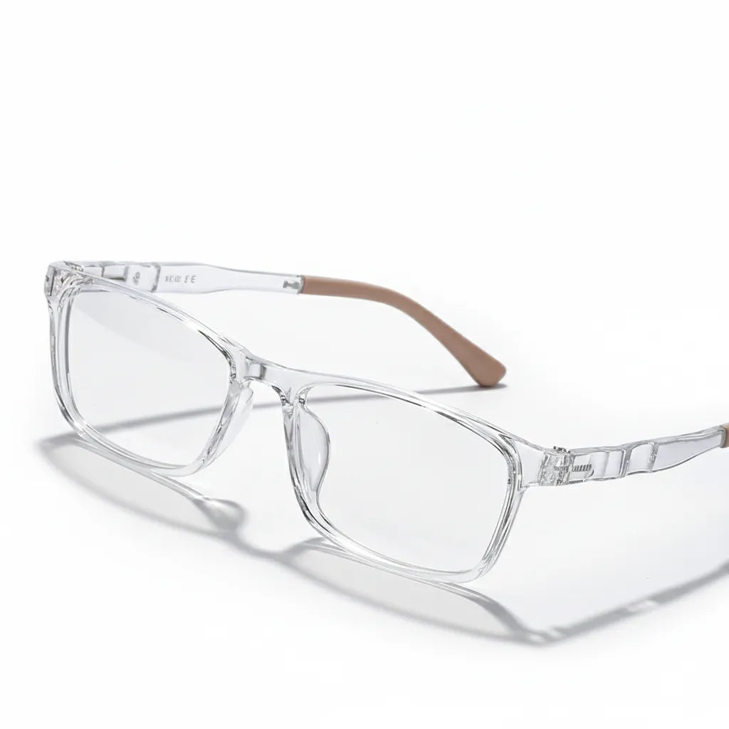 Retro Square PPSU Optical Glasses Frame - Unisex Lightweight Prescription Eyewear