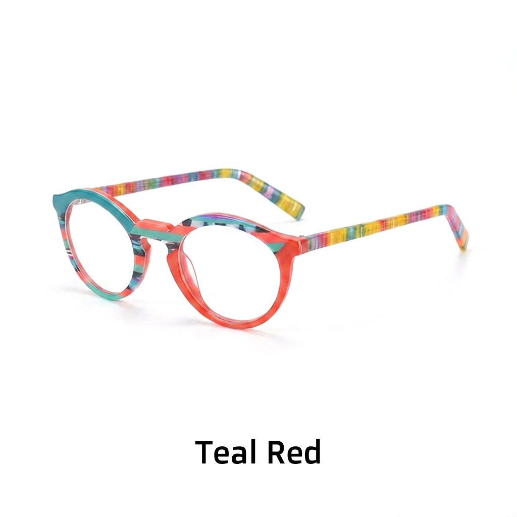 Acetate Cat Eye Optical Frames – Unisex Retro Oval Eyeglasses