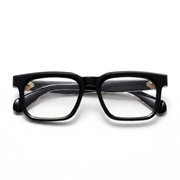 Verdickter quadratischer Acetat-Brillenrahmen – Unisex-Optik