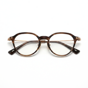 Ovales Acetat-Brillengestell – Unisex mit optischer Sehstärke
