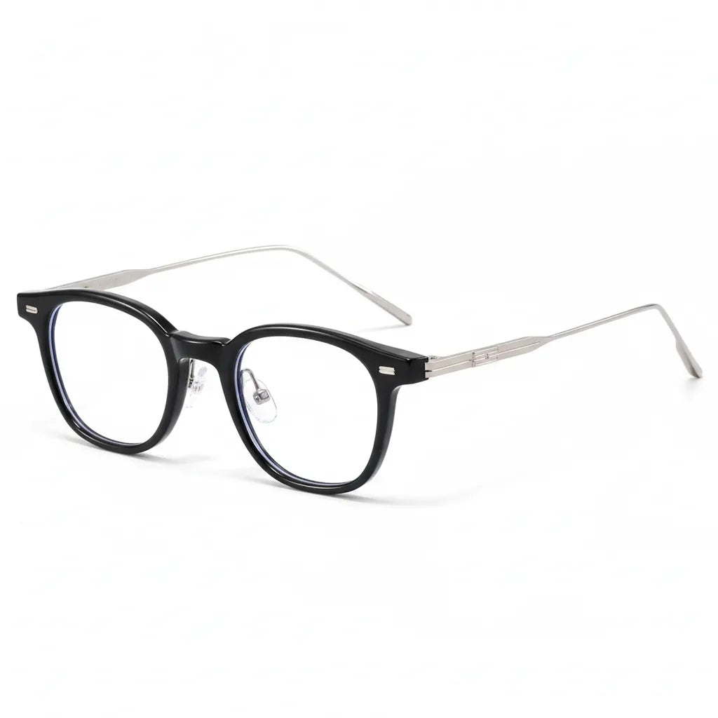 Retro Square Frame Anti-Blue Light Glasses