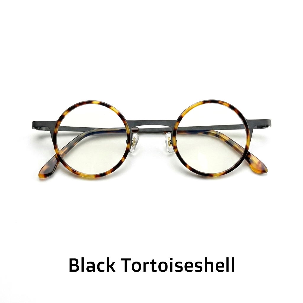 Titanium Round Optical Eyeglass Frames