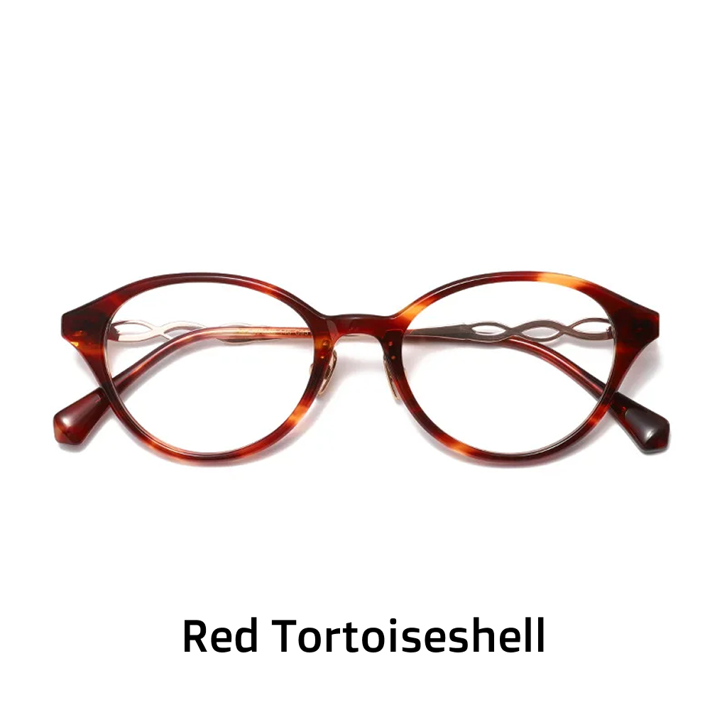 Acetate Oval Eyeglasses Frame