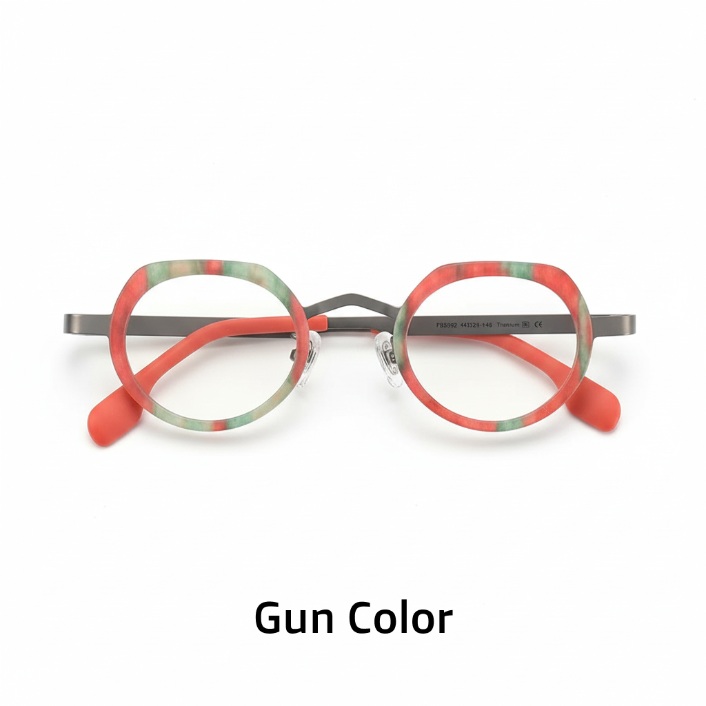 Titanium Cat Eye Optical Frames