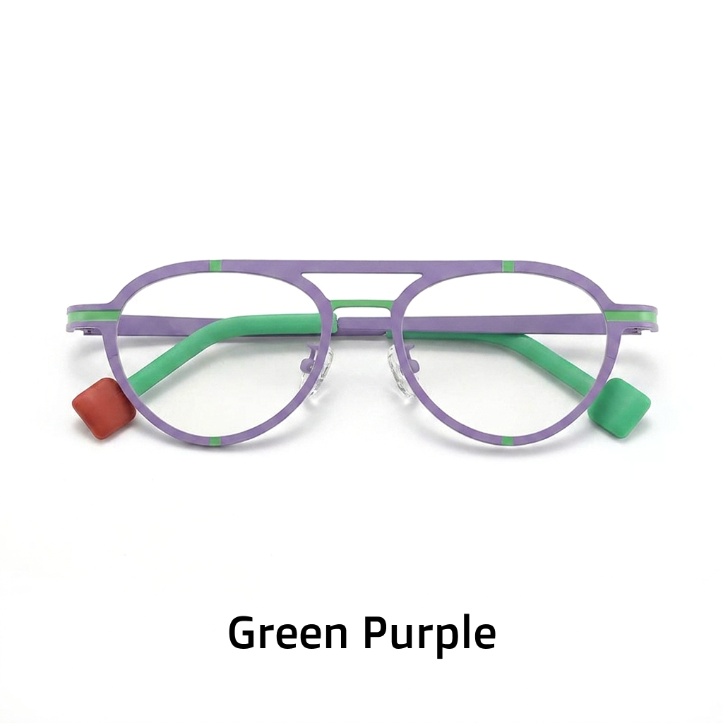 Titanium Aviator & Cat Eye Optical Frames