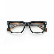 Retro Square Acetate Eyeglass Frames - Unisex Optical Prescription Glasses A8607