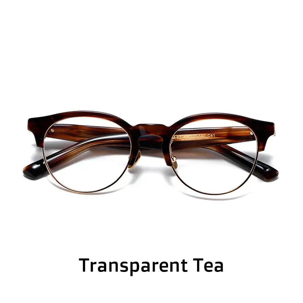 Oval Acetate Eyeglasses Frames – Unisex Prescription Optical