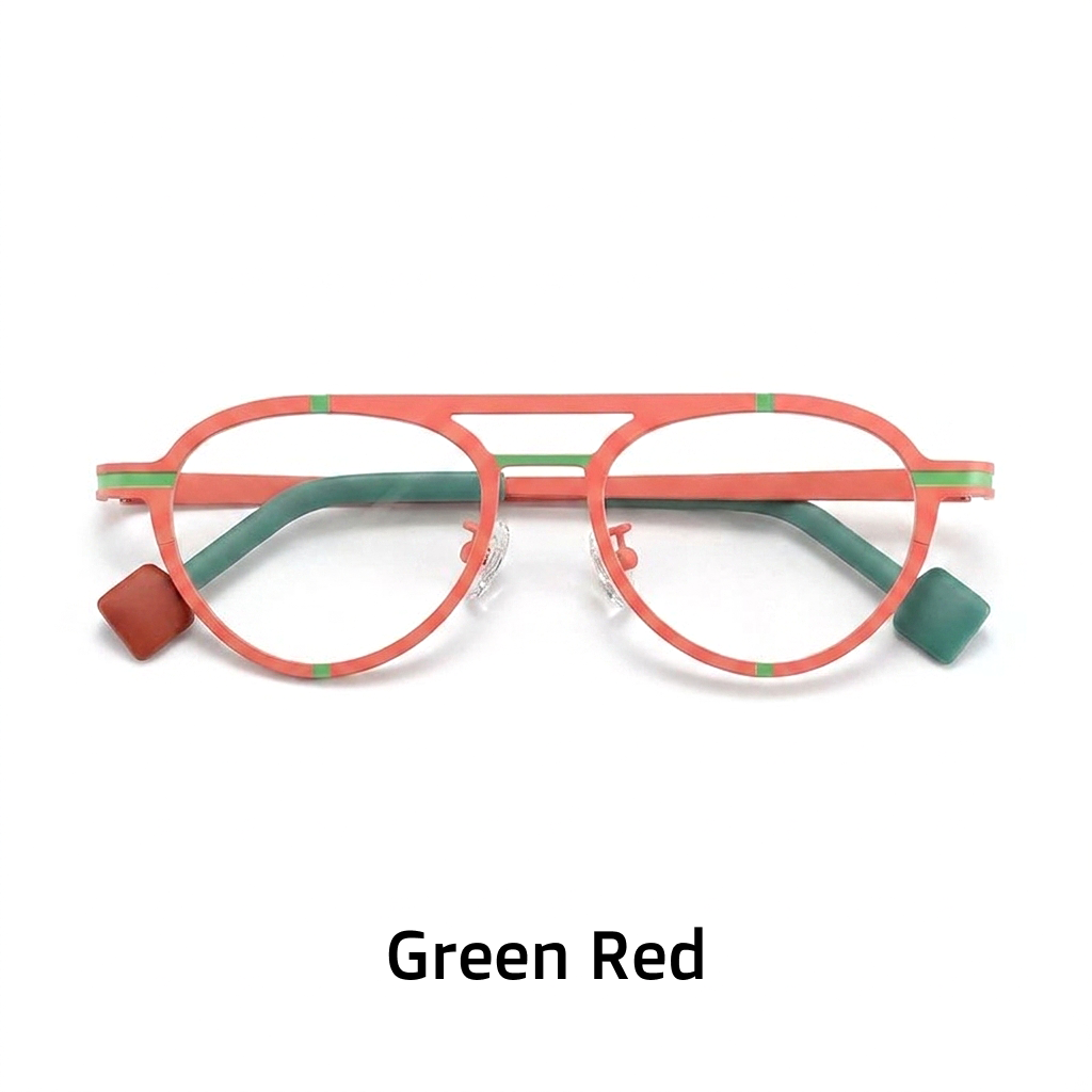 Titanium Aviator & Cat Eye Optical Frames
