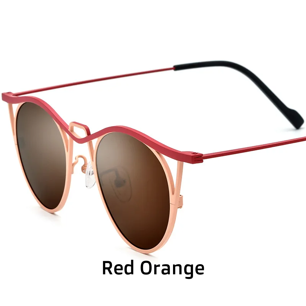 משקפי שמש Polarized Cat Eye – מסגרת טיטניום UV400