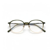 TR90 Retro Round Eyeglass Frame - Anti Blue Light